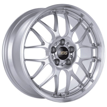 BBS RS-GT Diamond Silver Center / Diamond Cut Lip Wheel (19×9.5 5×112 +38)