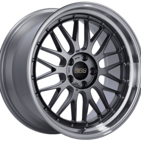 BBS LM Diamond Black Center / Diamond Cut Lip Wheel (19×9.5 5×120 +35)