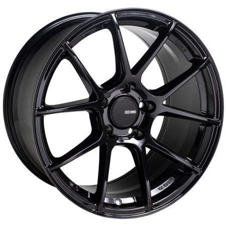 Enkei TS-V 18×8.5 5×114.3 25mm Offset 72.6mm Bore Gloss Black Wheel