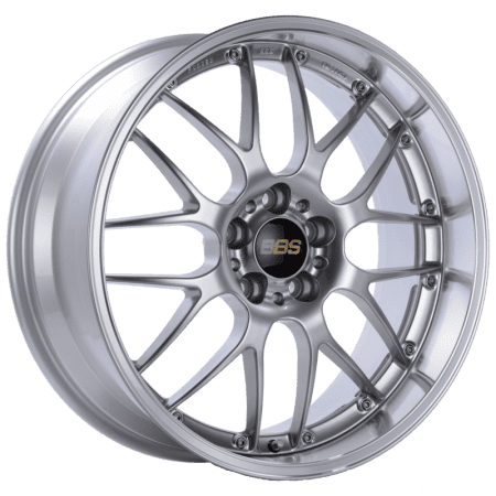 BBS RS-GT Diamond Silver Center / Diamond Cut Lip Wheel (18×8.5 5×120 +15)