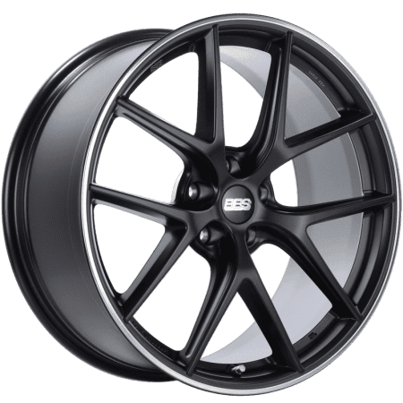BBS CI-R Satin Black Polished Rim Protector Wheel (20×9.5 5-120 +40)