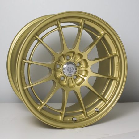 Enkei NT03+M 18×9.5 5×100 40mm Offset Gold Wheel