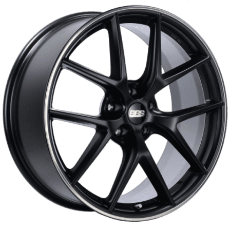 BBS CI-R Satin Black Polished Rim Protector Wheel (19×9 5×120 +32)