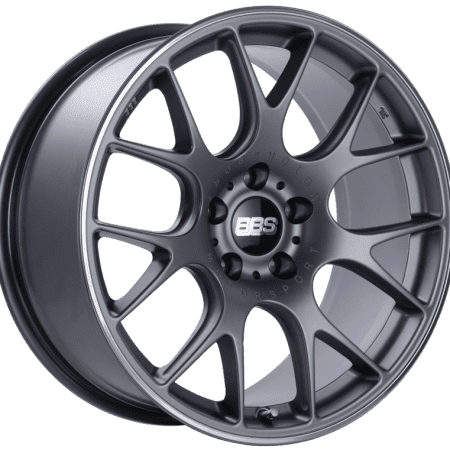 BBS CH-R Satin Titanium Polished Rim Protector Wheel (19×9.5 5×112 +35)