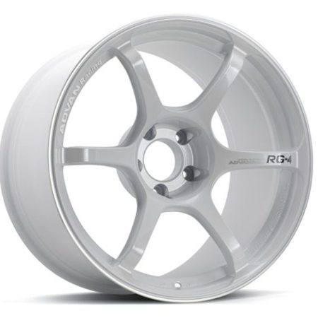 Advan Racing RG-4 White Metallic & Ring Wheel (18×8.5 5-100 +44)