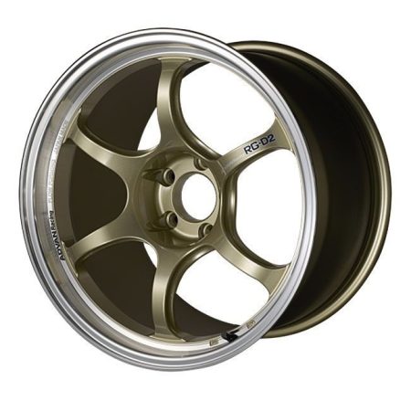 Advan Racing RG-D2 Machining & Champagne Gold Wheel (16×8 4-100 +38)