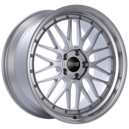 BBS LM Diamond Silver Center / Diamond Cut Lip Wheel (19×8.5 5×112 +32)