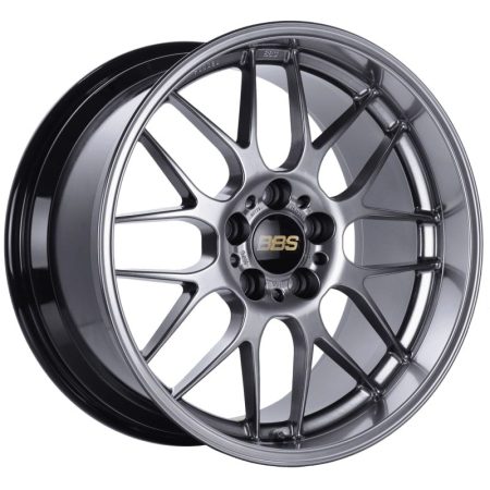 BBS RG-R Diamond Black Center / Diamond Cut Lip Wheel (19×10 5×120 +25)