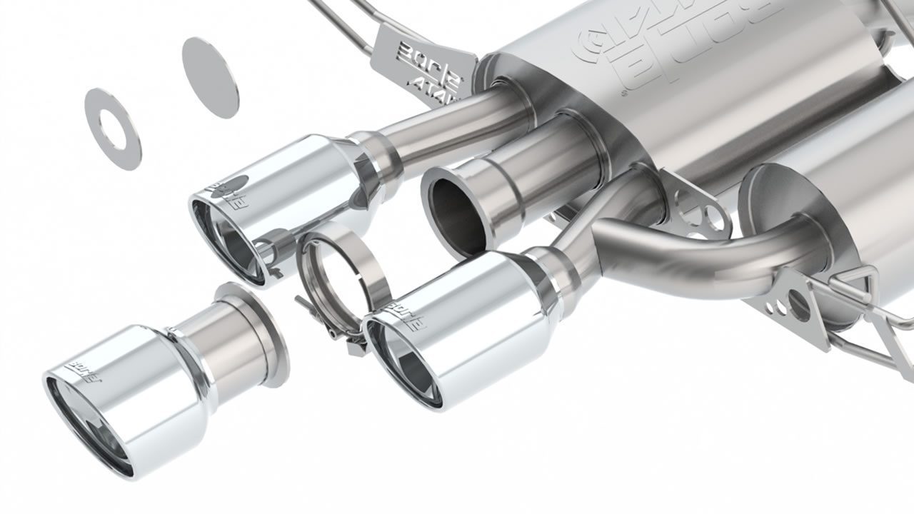 Borla ATAK Cat-Back Exhaust System for FK8 Honda Civic Type R