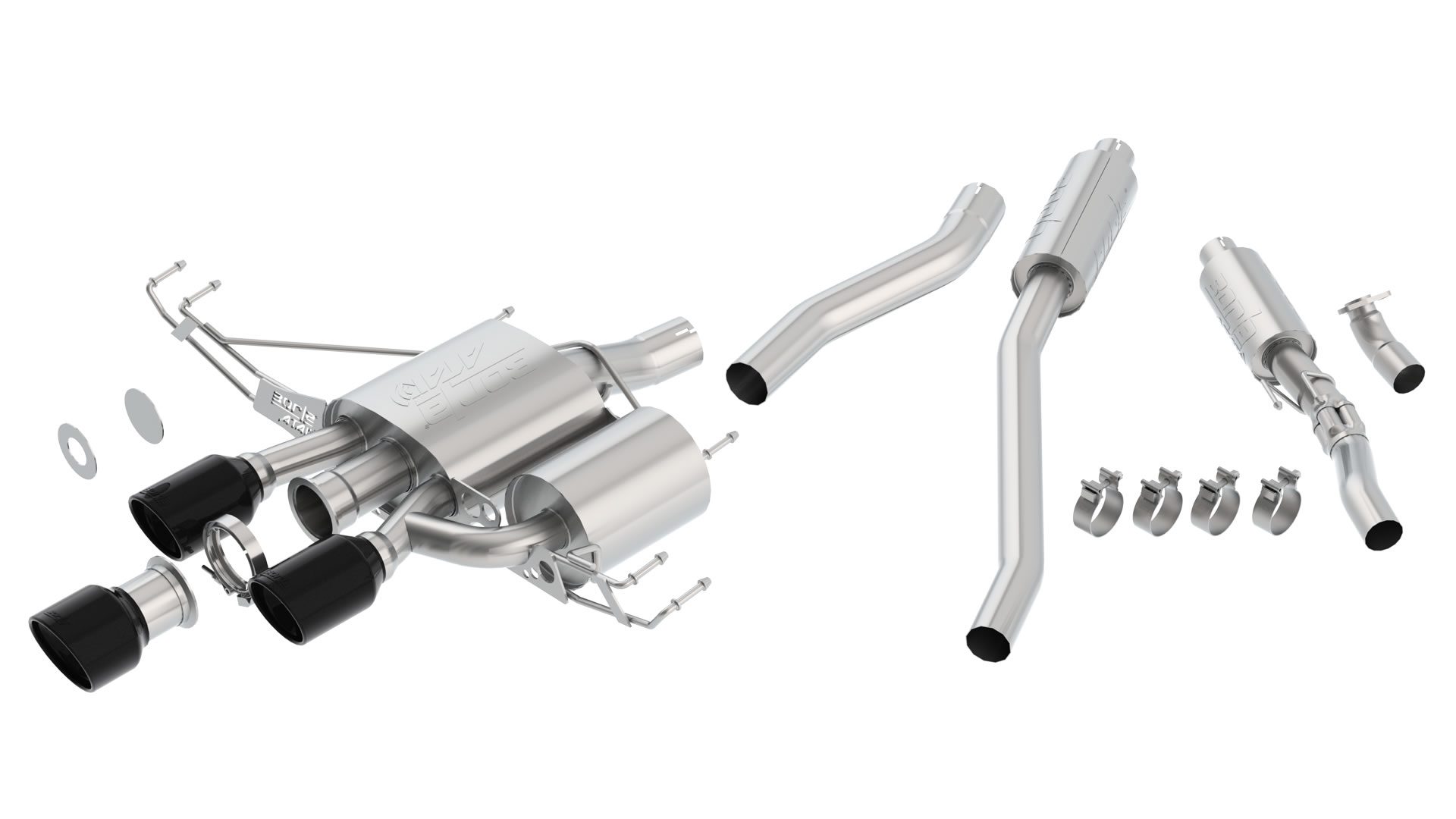 Borla ATAK Cat-Back Exhaust System w/ Ceramic Black Tips for FK8 Honda Civic Type R