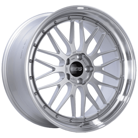 BBS LM Diamond Silver Center Diamond Cut Lip Wheel (21×10 5-120 +38)