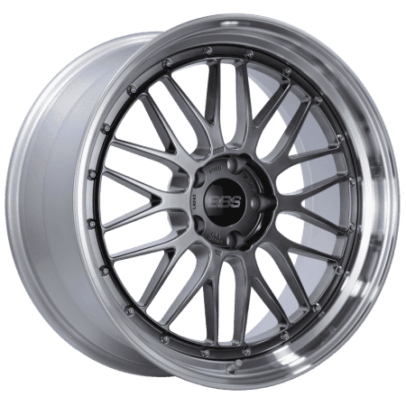 BBS LM Diamond Black Center / Diamond Cut Lip Wheel (20×9 5×120 +20)