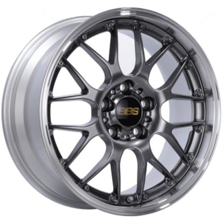 BBS RS-GT Diamond Black Center / Diamond Cut Lip Wheel (19×8.5 5×112 +38)