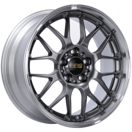 BBS RS-GT Diamond Black Center / Diamond Cut Lip Wheel (18×8 5×120 +35)