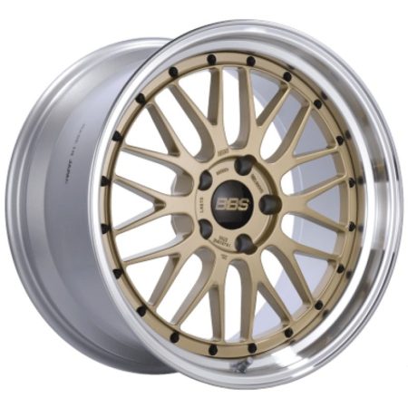 BBS LM Gold Center / Diamond Cut Lip Wheel (19×11 5×130 +50)