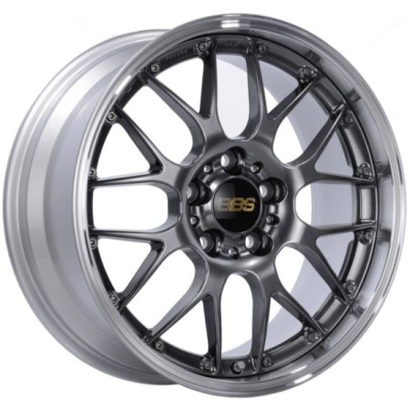 BBS RS-GT Diamond Black Center / Diamond Cut Lip Wheel (19×8.5 5×114.3 +30)