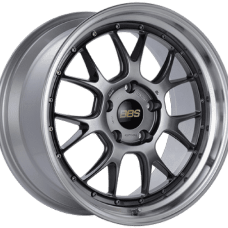 BBS LM-R Diamond Black Center Diamond Cut Lip Wheel (19×9.5 5-112 +38)