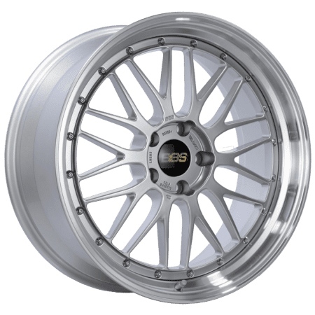 BBS LM Diamond Silver Center / Diamond Cut Lip Wheel (20×9 5×120 +20)