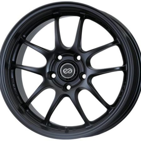 Enkei PF01SS 17×9 5×114.3 60mm Offset 75mm Bore Diameter Matte Black Wheel