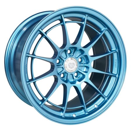 Enkei NT03+M 18×9.5 5×114.3 40mm Offset 72.6mm Bore Emerald Blue Wheel