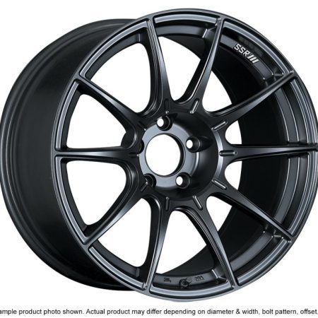 SSR GTX01 18×10.5 5×114.3 22mm Offset Flat Black Wheel G35 / 350z / 370z
