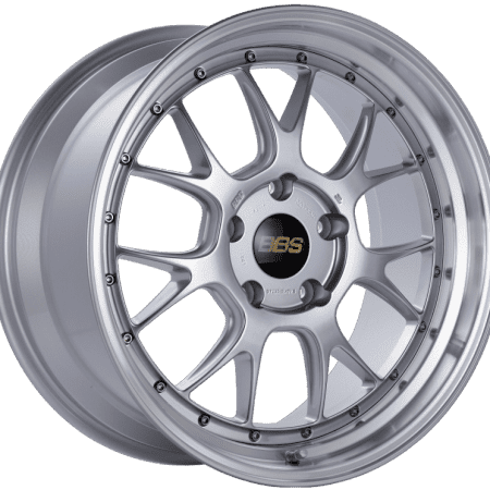 BBS LMR Diamond Silver Center / Diamond Cut Lip Wheel (19×9.5 5×130 +40)
