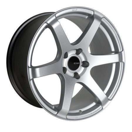 Enkei T6S 18×9.5 35mm Offset 5×112 Bolt Pattern 72.6 Bore Matte Silver Wheel