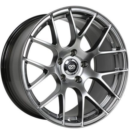 Enkei Raijin 18×8.5 35mm Offset 5×114.3 Bolt Pattern 72.6 Bore Diameter Hyper Silver Wheel