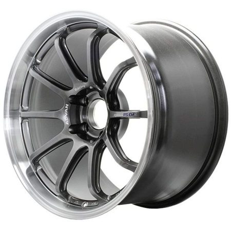 DISCONTINUED – Advan Racing RS-DF Progressive Machining & Racing Hyper Black Wheel (19×9 5-114.3 +43) – DISCONTINUED