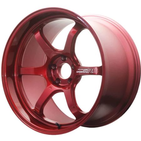 Advan Racing R6 Candy Red Wheel (18×9.5 5-120 +45)