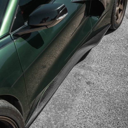 StreetHunter Designs Carbon Fiber Side Skirt Extension for C8 Chevrolet Corvette