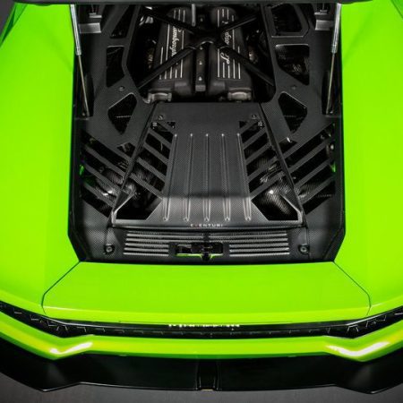 Eventuri Satin Carbon Engine Cover Set for Lamborghini Huracan