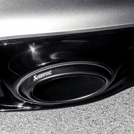 Akrapovic Black Titanium Tail Pipe Set for 992 Porsche 911 Turbo & Turbo S