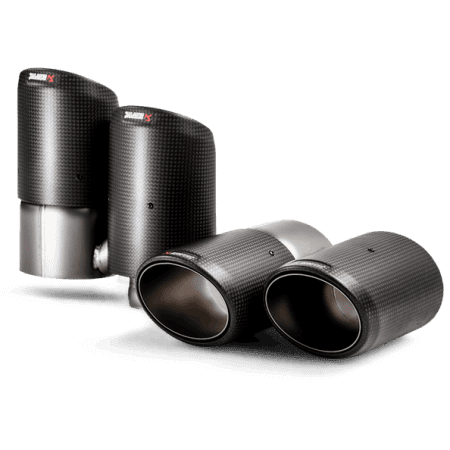 Akrapovic Carbon Titanium Tail Pipe Set for 9Y3 Porsche Cayenne with OPF / GPF