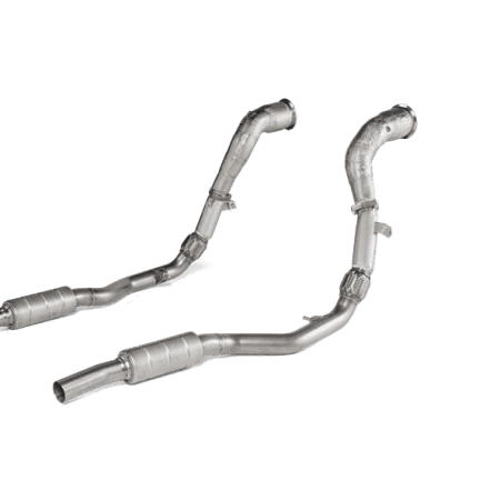Akrapovic Downpipes w/ Link Pipes for Audi RS Q8