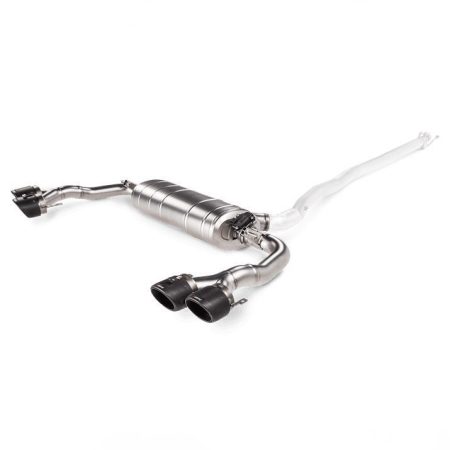 Akrapovic Evolution Line Titanium Exhaust System w/ Carbon Titanium Tail Pipes for C118 Mercedes-Benz CLA45 AMG & CLA45 S AMG