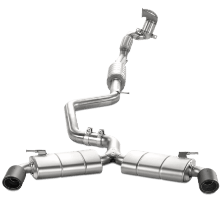 Akrapovic Evolution Line Titanium Exhaust System w/ Carbon Fiber Tail Pipes for MK7 Volkswagen Golf GTI