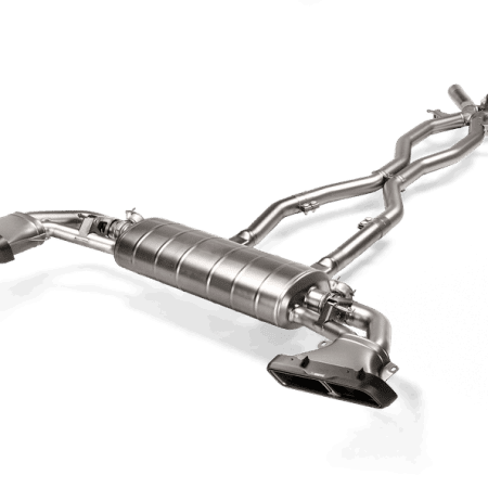 Akrapovic Evolution Line Titanium Exhaust System w/ Carbon Titanium Tail Pipes for W167 Mercedes-Benz GLE63 S AMG
