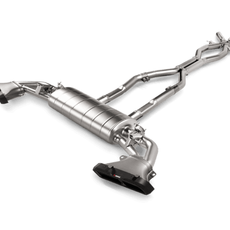 Akrapovic Evolution Line Titanium Exhaust System w/ Carbon Titanium Tail Pipes for X167 Mercedes-Benz GLS63 AMG