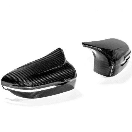 Akrapovic High Gloss Carbon Fiber Mirror Cap Set for F90 BMW M5 & M5 Competition