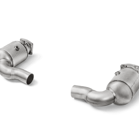 Akrapovic Link Pipe Set w/ Cats for 991.2 Porsche 911 Turbo & Turbo S