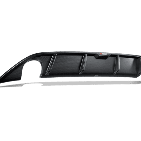 Akrapovic Matte Carbon Fiber Rear Diffuser for MK7 Volkswagen Golf GTI
