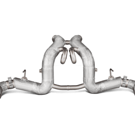 Akrapovic Slip-On Line Titanium Exhaust System w/ Carbon Fiber Tail Pipes for McLaren 570GT / 570S / 570S Spider