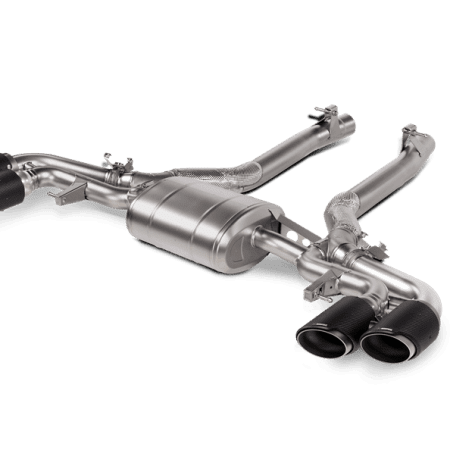 Akrapovic Slip-On Line Titanium Exhaust System w/ Carbon Titanium Tail Pipes for F95 BMW X5 M & X5 M Competition