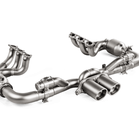 Akrapovic Slip-On Race Line Titanium Exhaust with Titanium Headers / Link Pipes / Tail Pipe for 991.2 Porsche 911 GT3 & GT3 Touring