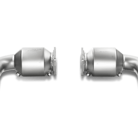 Akrapovic Titanium Link Pipes w/ Cats for 997.2 Porsche 911 Turbo & Turbo S