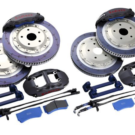 Endless Racing MONO4 / Racing MONO4R Front & Rear Performance Brake System with 2 PC Rotors for CZ4A Mitsubishi Lancer Evolution X