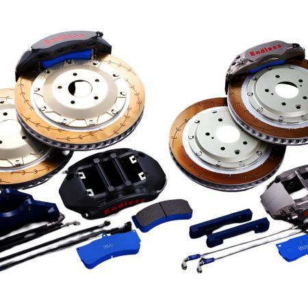 Endless Racing MONO6 / Racing MONO4R Front & Rear Performance Brake System with 2PC Rotors for V35 Infiniti G35 Coupe