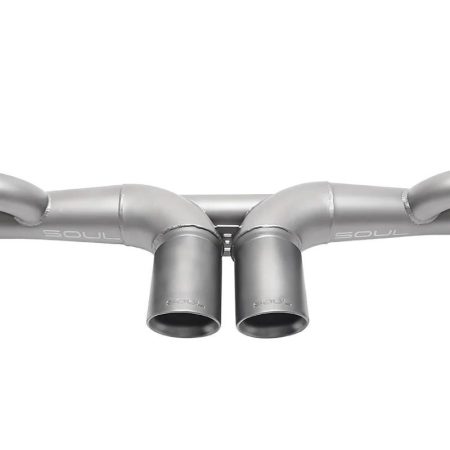 Soul Performance Center-Muffler-Bypass Exhaust System w/ Black Tips for 997 Porsche 911 GT3 & GT3 RS