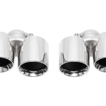 Soul Performance Polished Chrome Exhaust Tips for 991.1 Porsche 911 Carrera (non PSE)